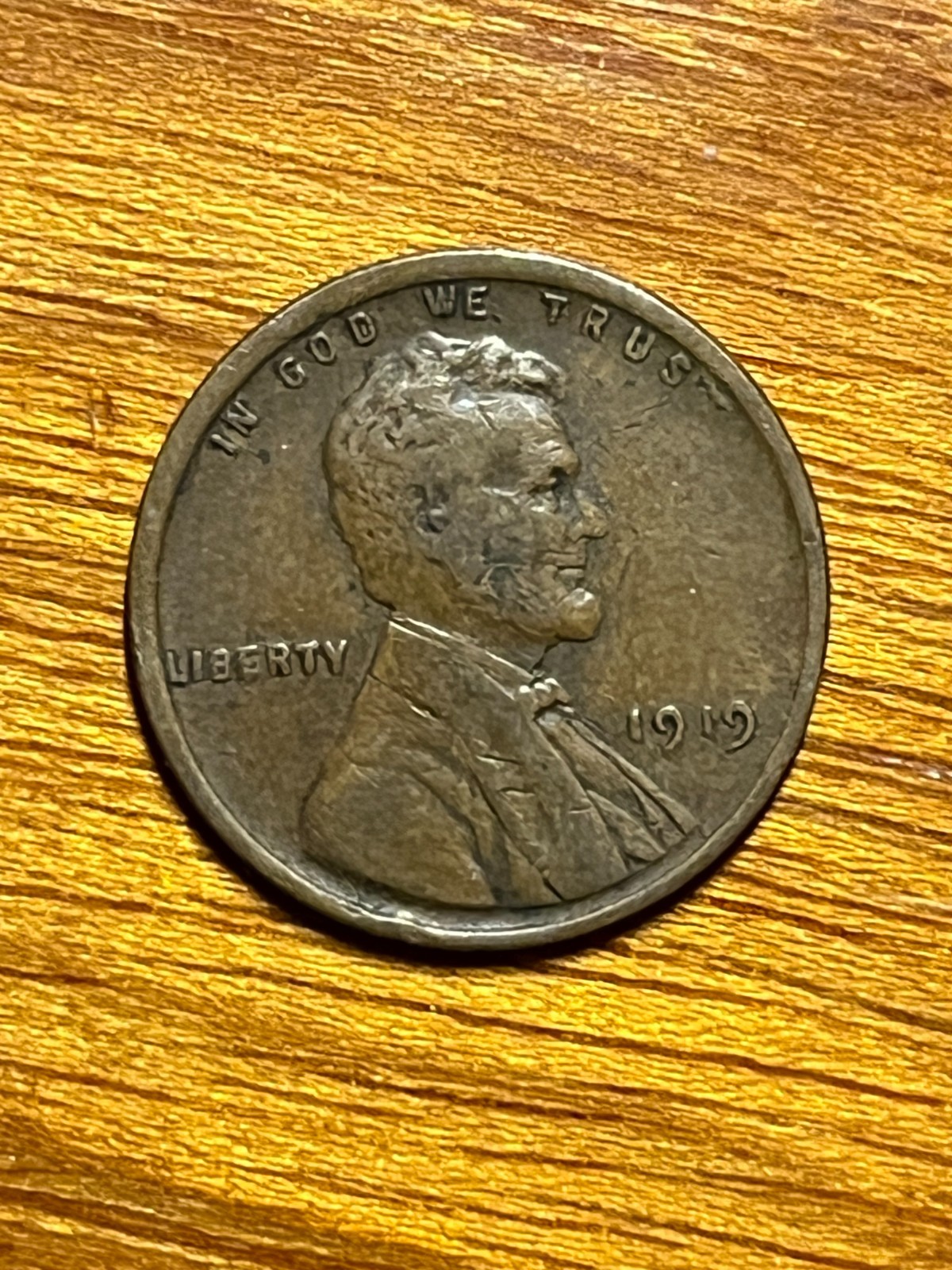 1919 P Lincoln Cent VF