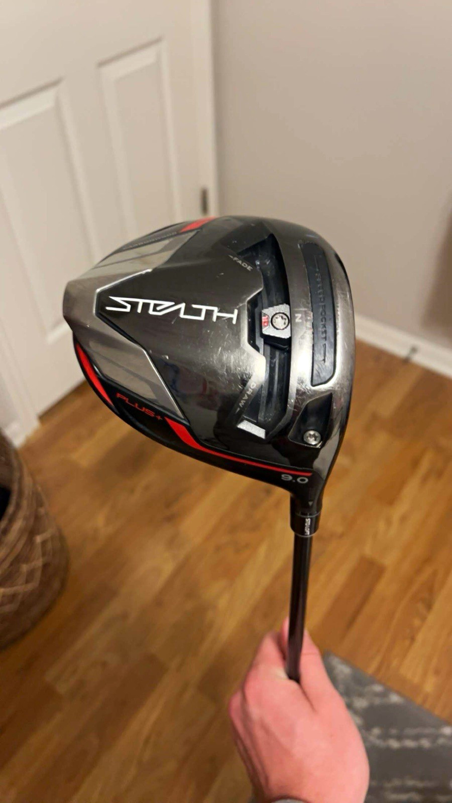 TaylorMade Stealth Plus 9.0° Driver Stiff Graphite Right-Handed 460cc Bounce 1 TaylorMade Stealth Plus 9.0° Driver Stiff Graphite Right-Handed 460cc Bounce 1