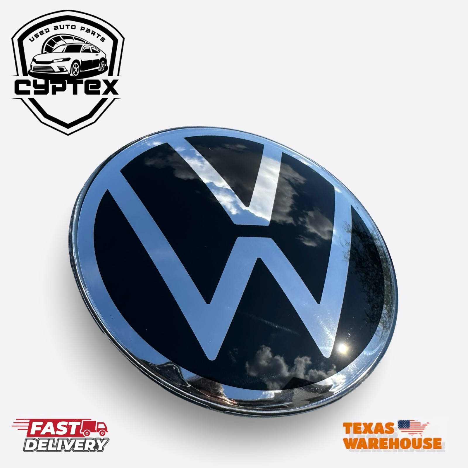 2022-2024 For Volkswagen Taos Front Grille Emblem Logo Radar Compatible