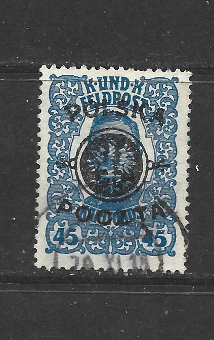 POLAND - 1918 First Lublin Issue - 45 H NICE USED. POLAND - 1918 First Lublin Issue - 45 H NICE USED.