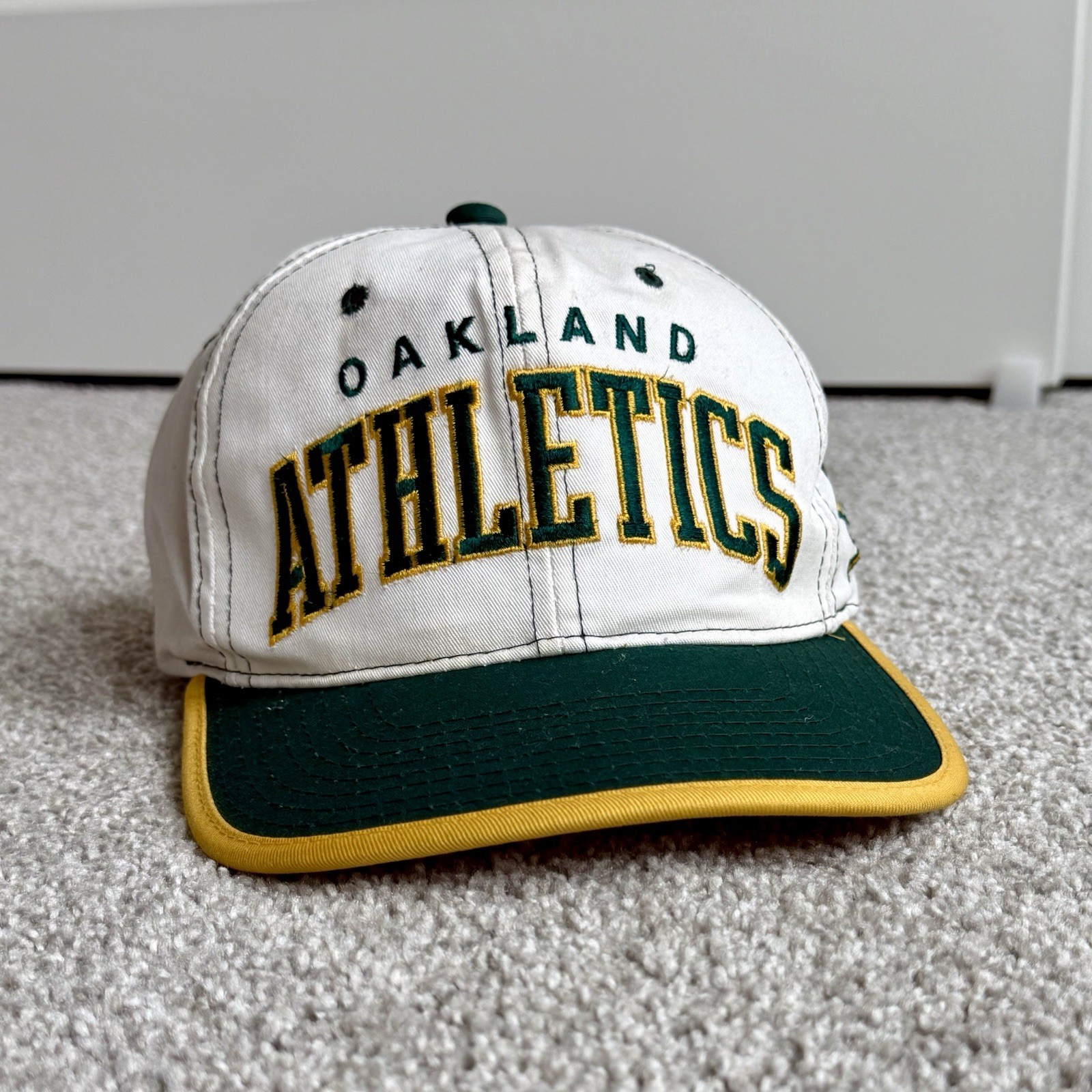 Vintage 1990s Starter Oakland Athletics A’s Elephant Snapback Hat MLB 90s Street