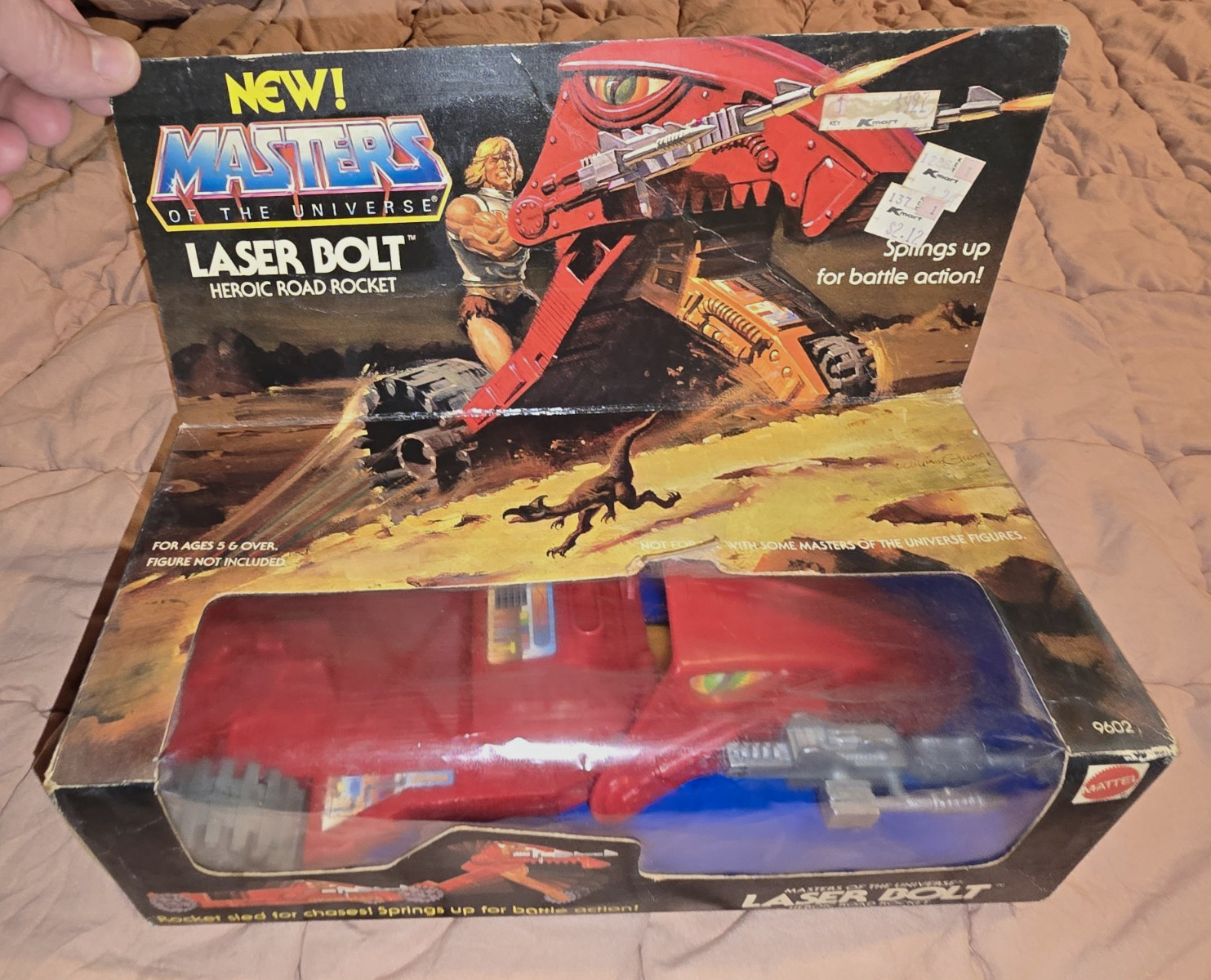 Mattel Masters of the Universe Laser Bolt Heroic RoadRocket Vehicle 1985 Sealed