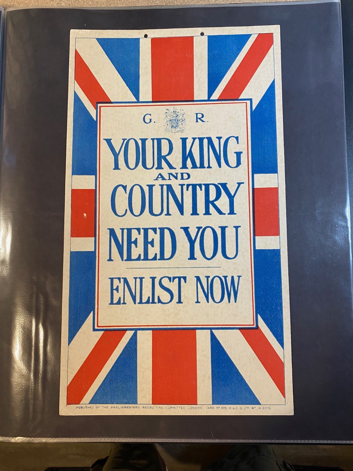 WW1 British Recruitment Poster UK Cardboard sign 15\ WW1 British Recruitment Poster UK Cardboard sign 15\