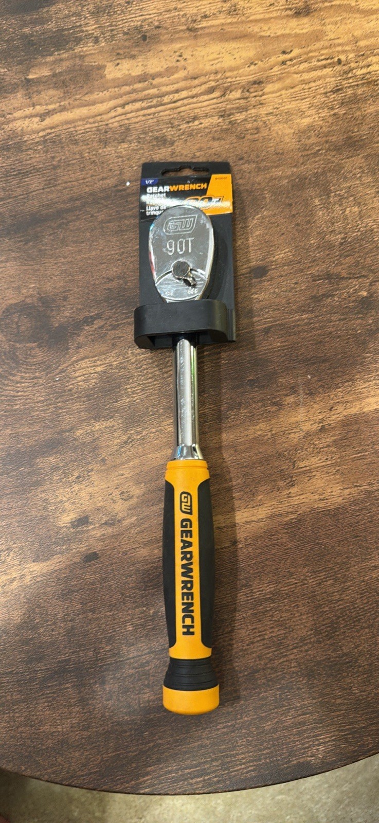 GEARWRENCH 81303T 1/2” Drive 90-Tooth Teardrop Ratchet Cushion Grip NEW