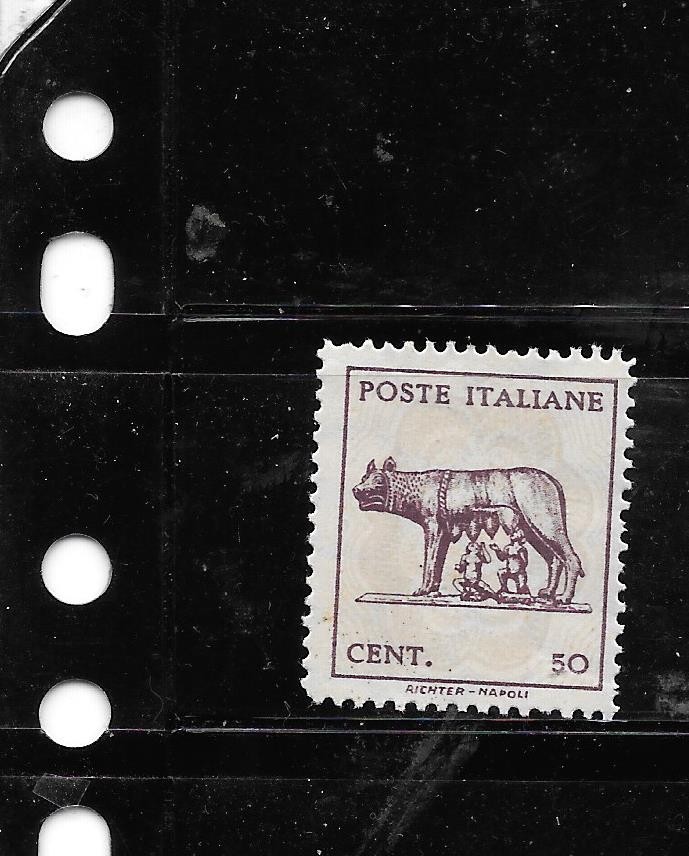 ITALY SC#439 1944 MNH XF OLD SHE-WOLF COMMEMORATIVE/PICTORIAL SINGLE STAMP