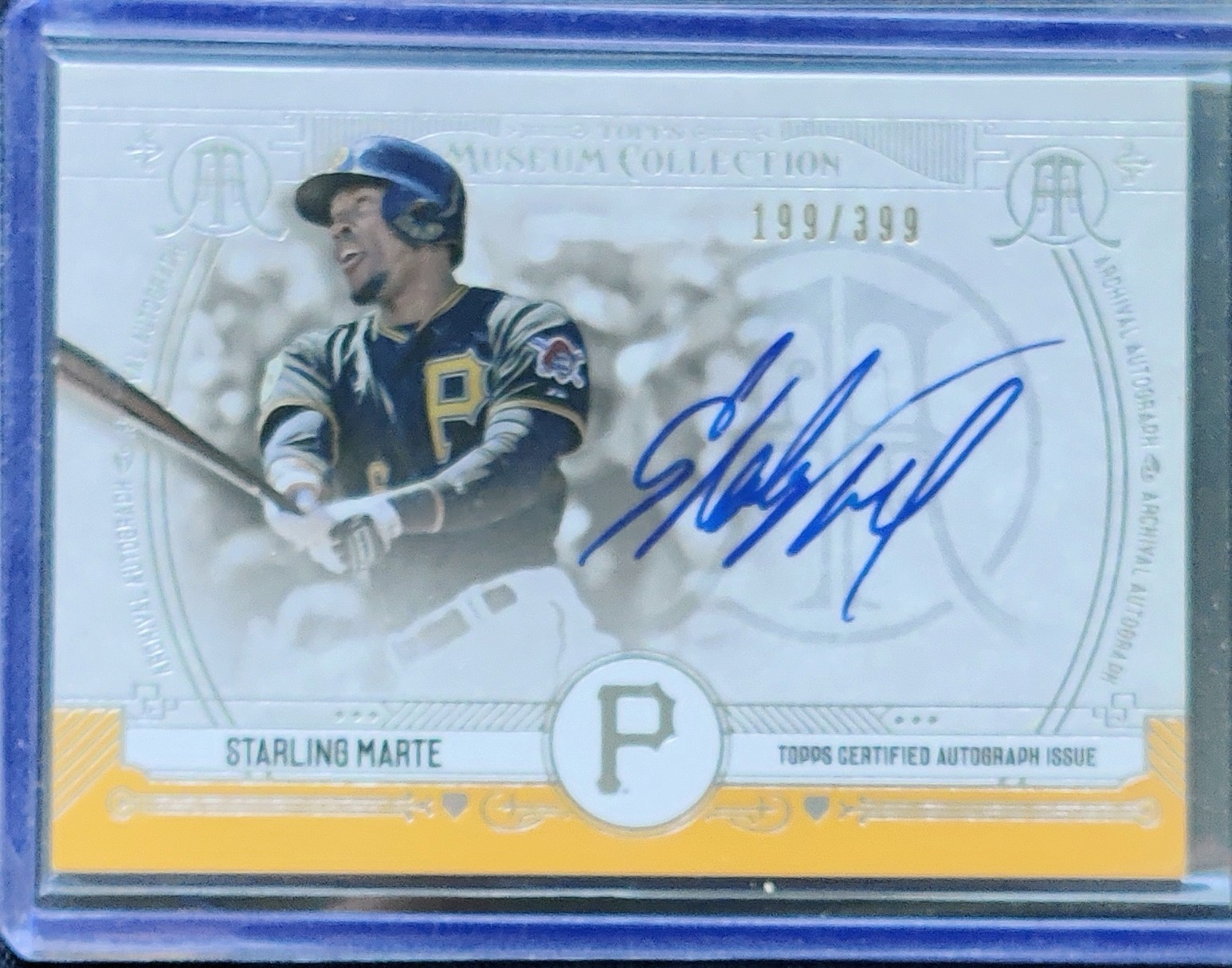 2015 Topps Museum Collection - Archival Autographs Starling Marte #AA-SMA...