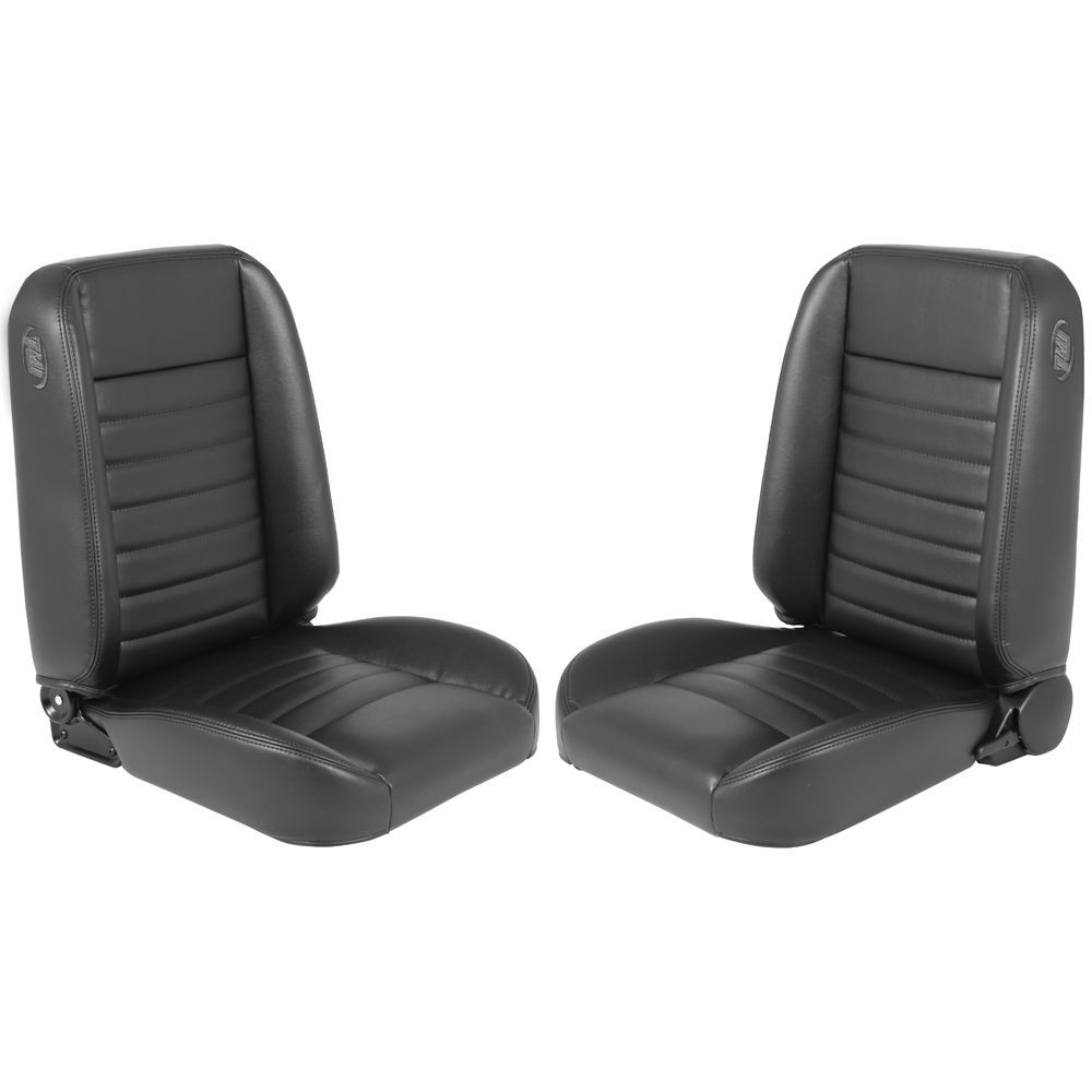 TMI Pro Classic Cruiser Collection Bucket Seats Chevelle/El Camino 64-72 Blac...