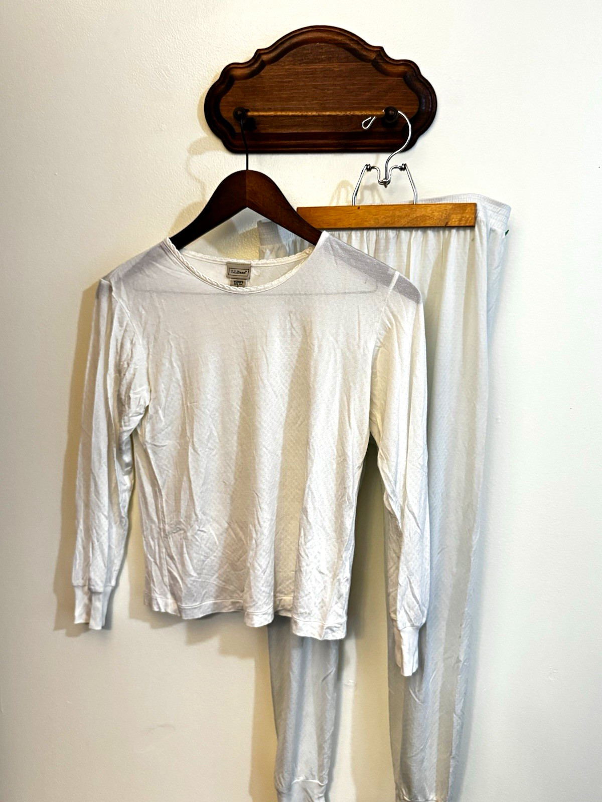 VTG Silk L.L.Bean Women’s Silk Base Layer Set Long John S 0A737
