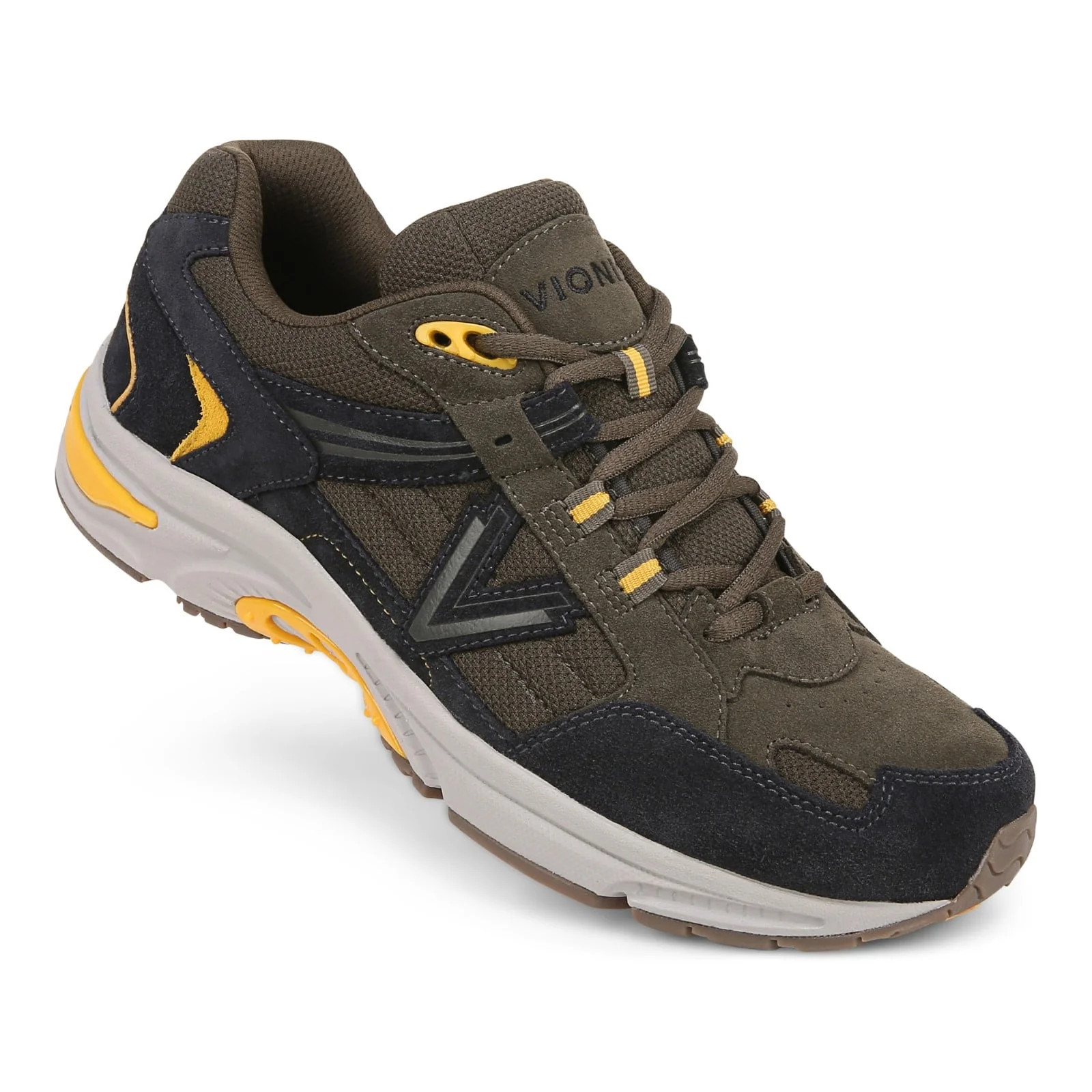 Vionic Men’s 23Walk 2.0 Supportive Natural Motion Suede Mesh Shoes (J2244L2021)