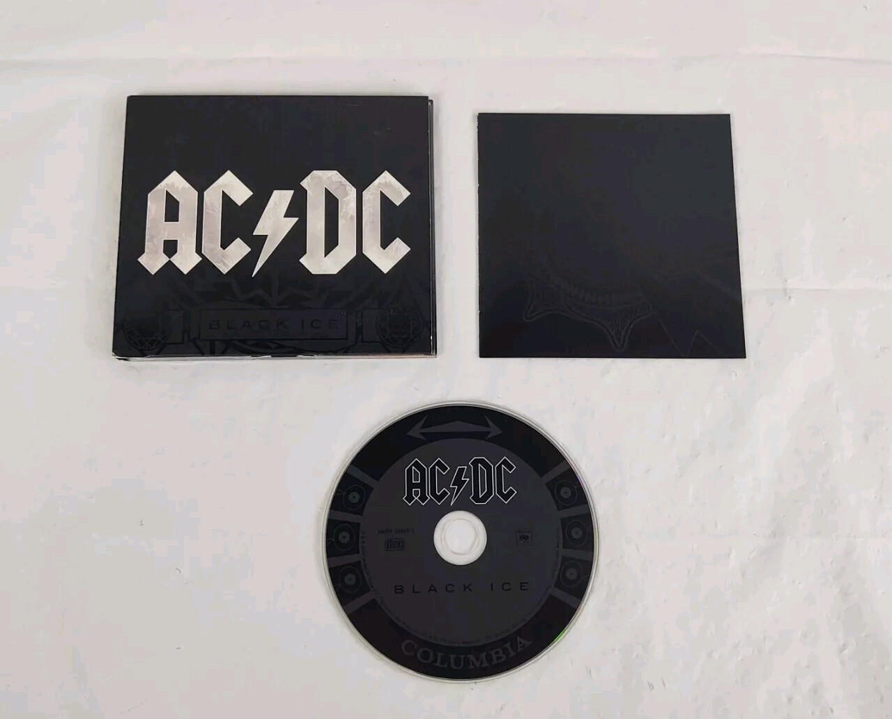 AC/DC Black Ice CD 2008 Columbia Records Classic Rock Leidseplein Presse Dutch
