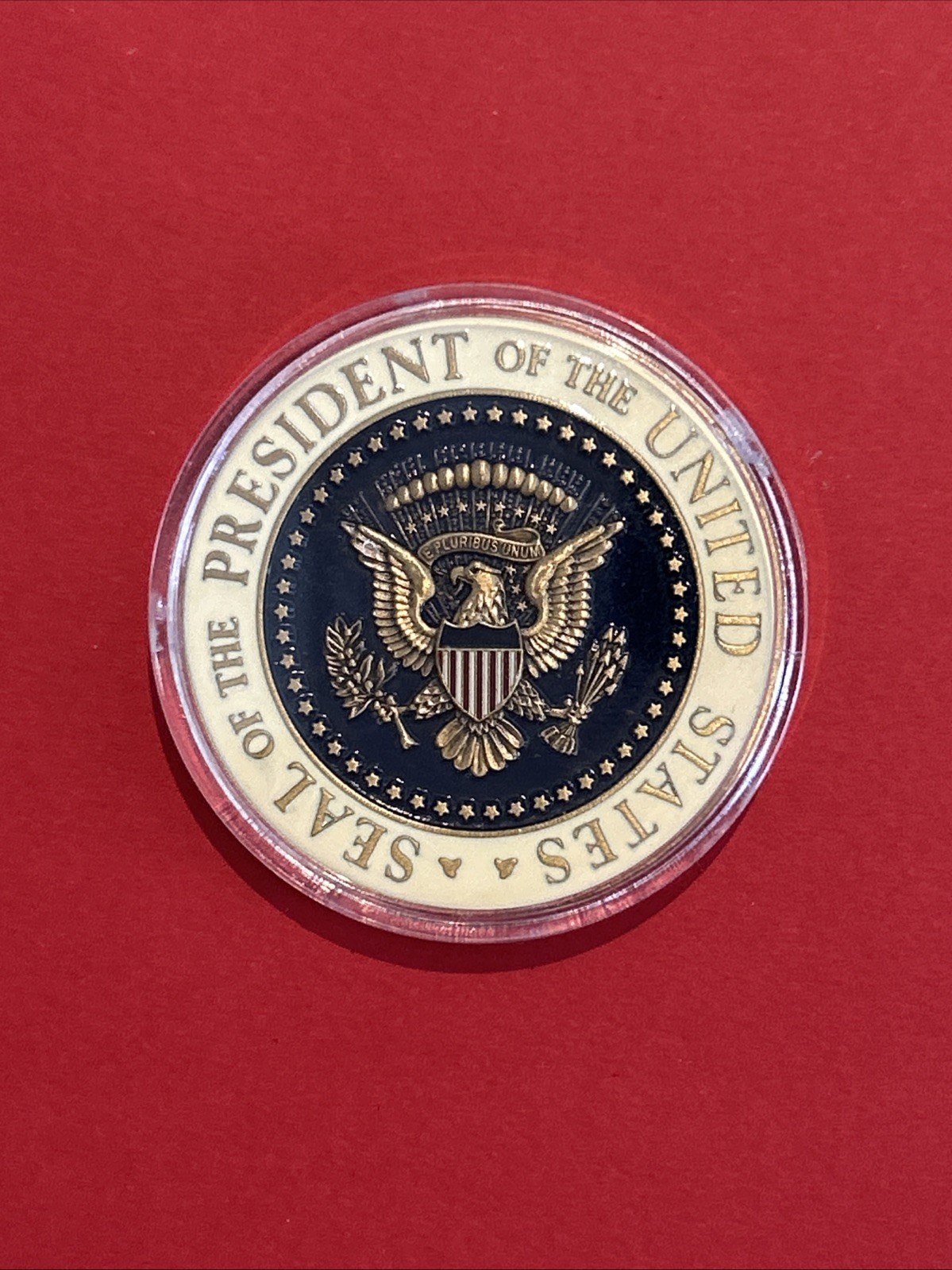 100% Authentic 43rd President George W. Bush Official Challenge Coin POTUS Gift