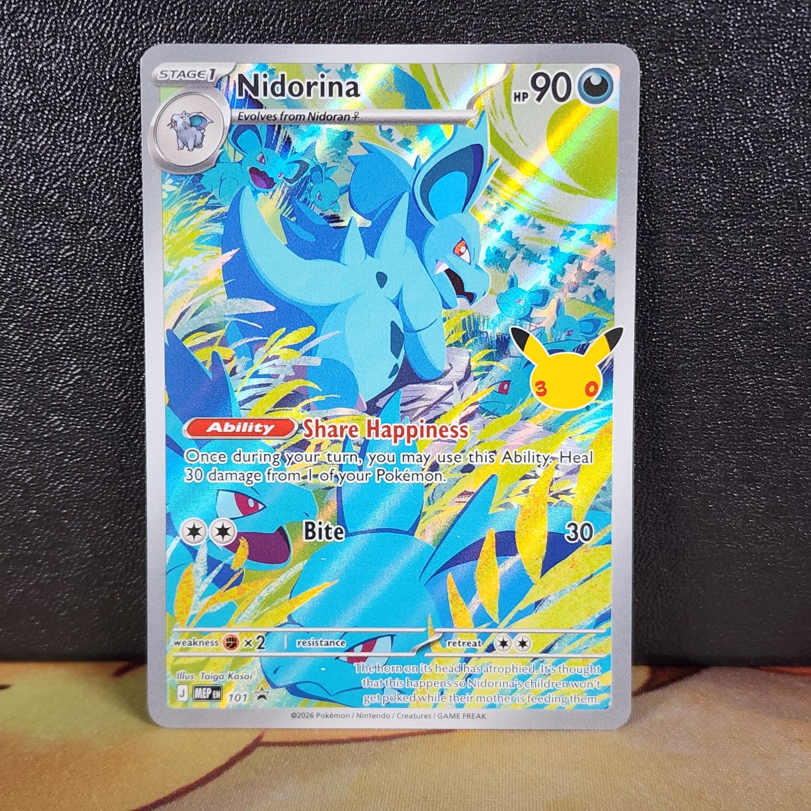 Nidorina (30th Celebration) 101 ME: Mega Evolution Promo Promo Pokemon TCG