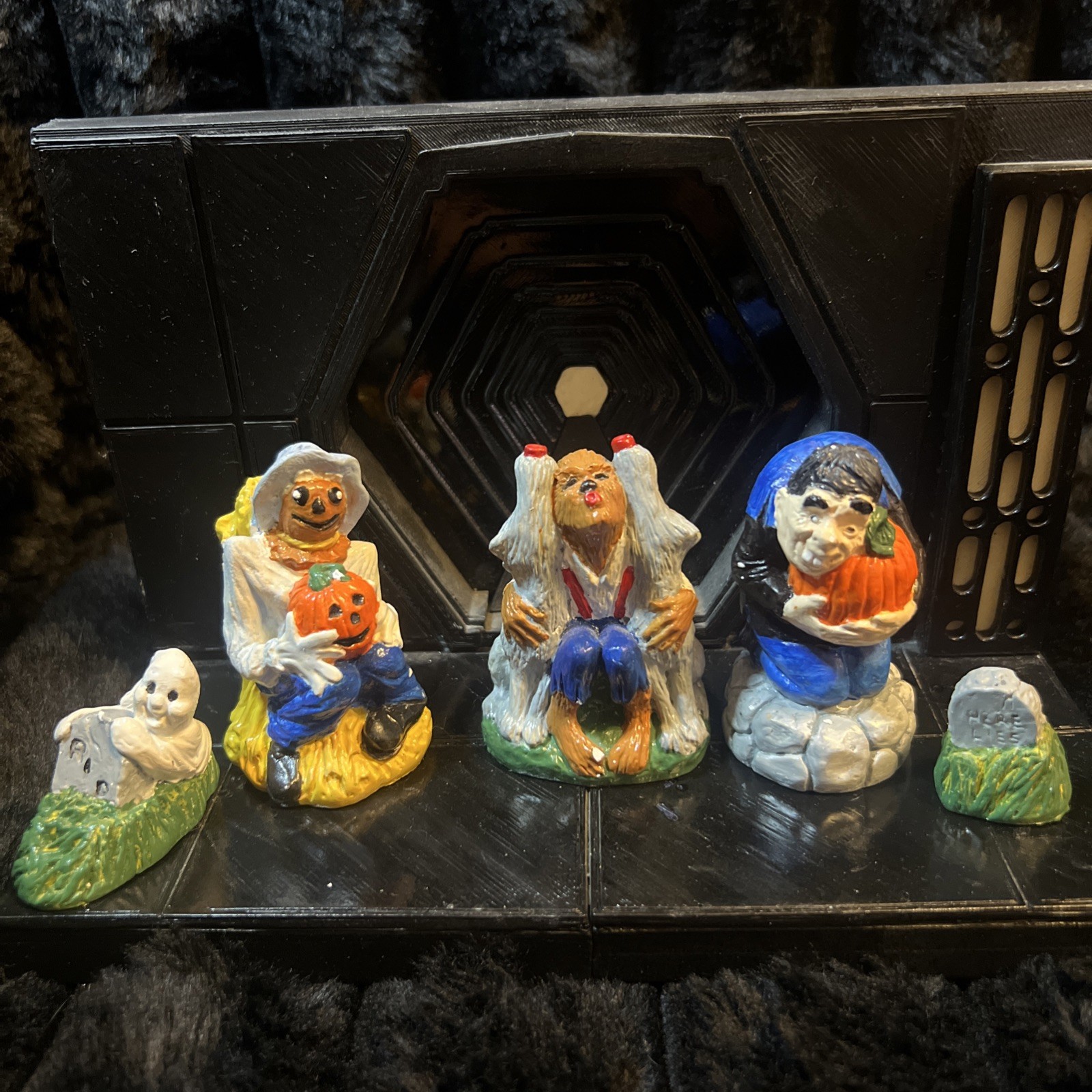 1989 Vintage Halloween 2.75 Inch Figurines Hand Painted Super Rare 🔥 1989 Vintage Halloween 2.75 Inch Figurines Hand Painted Super Rare 🔥