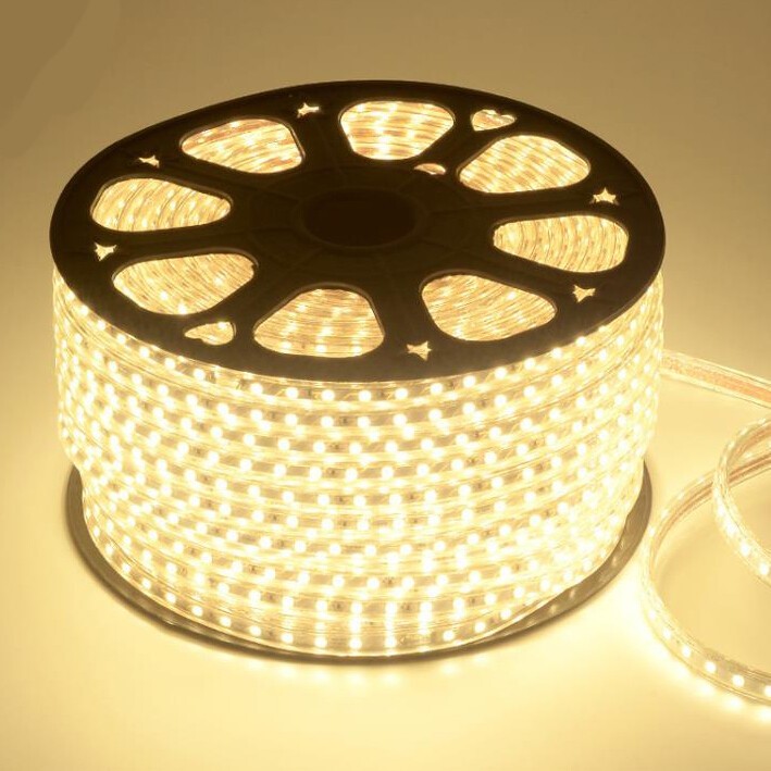 12V 2835 120LED/M IP67 White Waterproof Flexible Rope Boat Car LED Strip Light