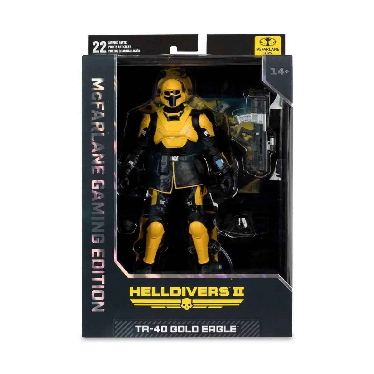 Helldivers II McFarlane Gaming Edition Wave 1 TR-40 Gold Eagle 7\