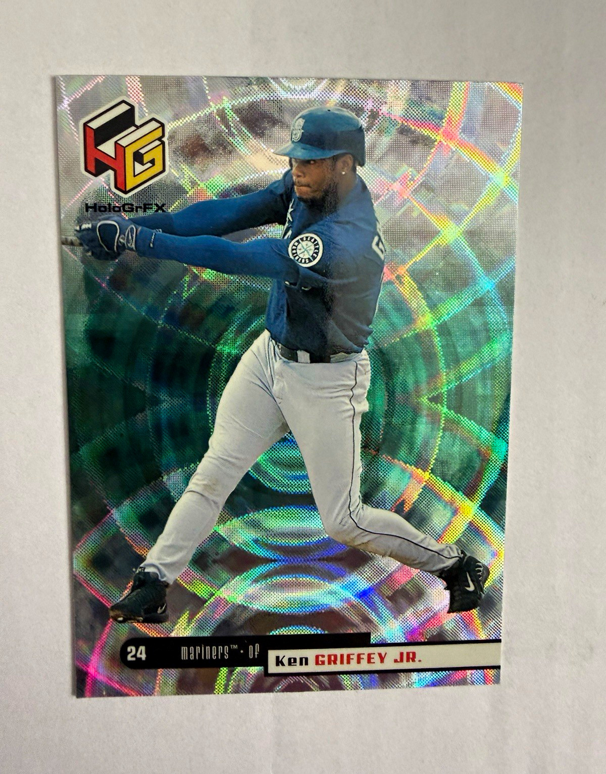 Ken Griffey Jr 1999 Upper Deck HoloGrFX #53 Holographic Mariners HOF Ken Griffey Jr 1999 Upper Deck HoloGrFX #53 Holographic Mariners HOF