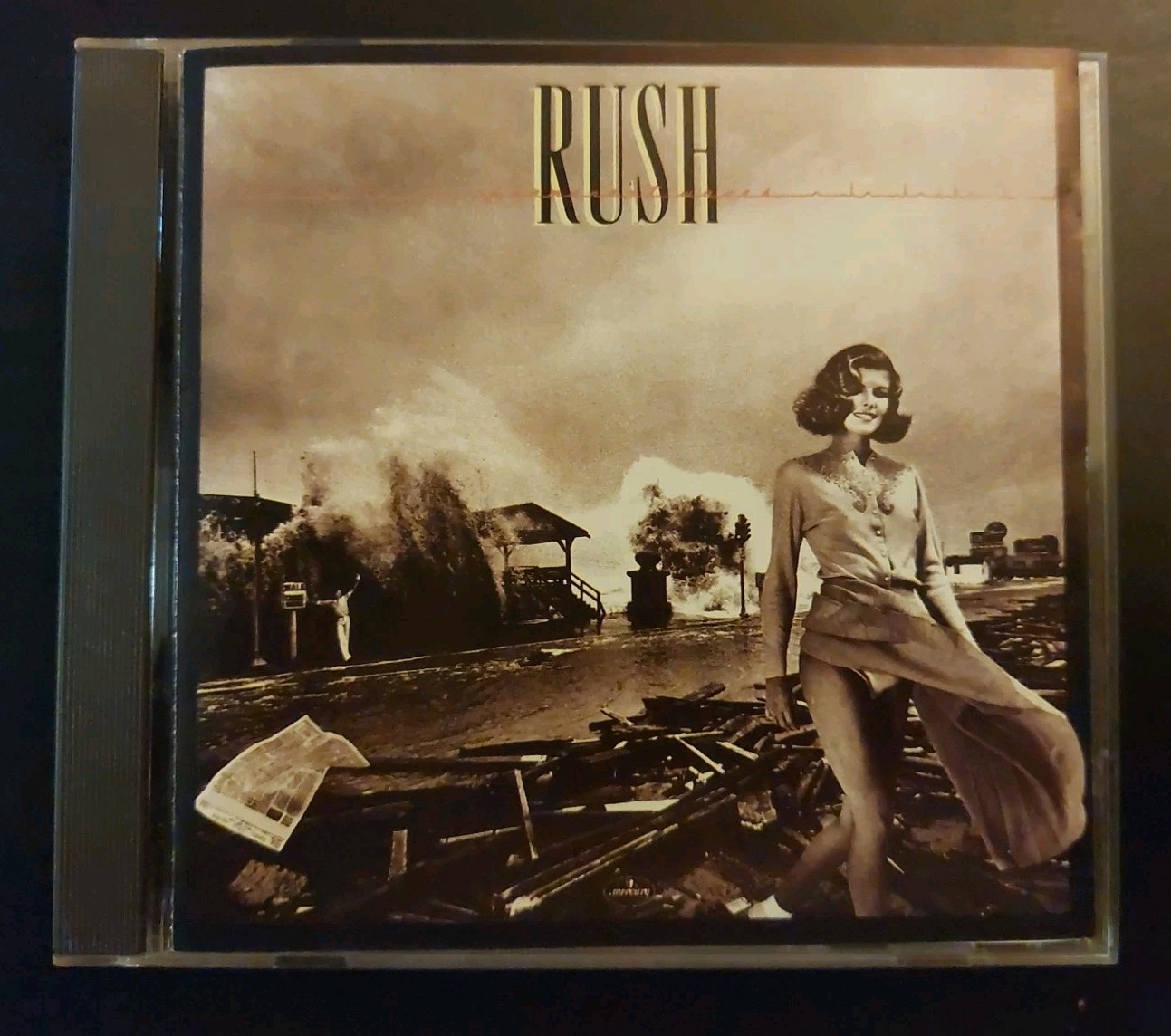 Rush: Permanent Waves 1980 Mercury Records CD W. German Atomic Disc VG+ ProgRock