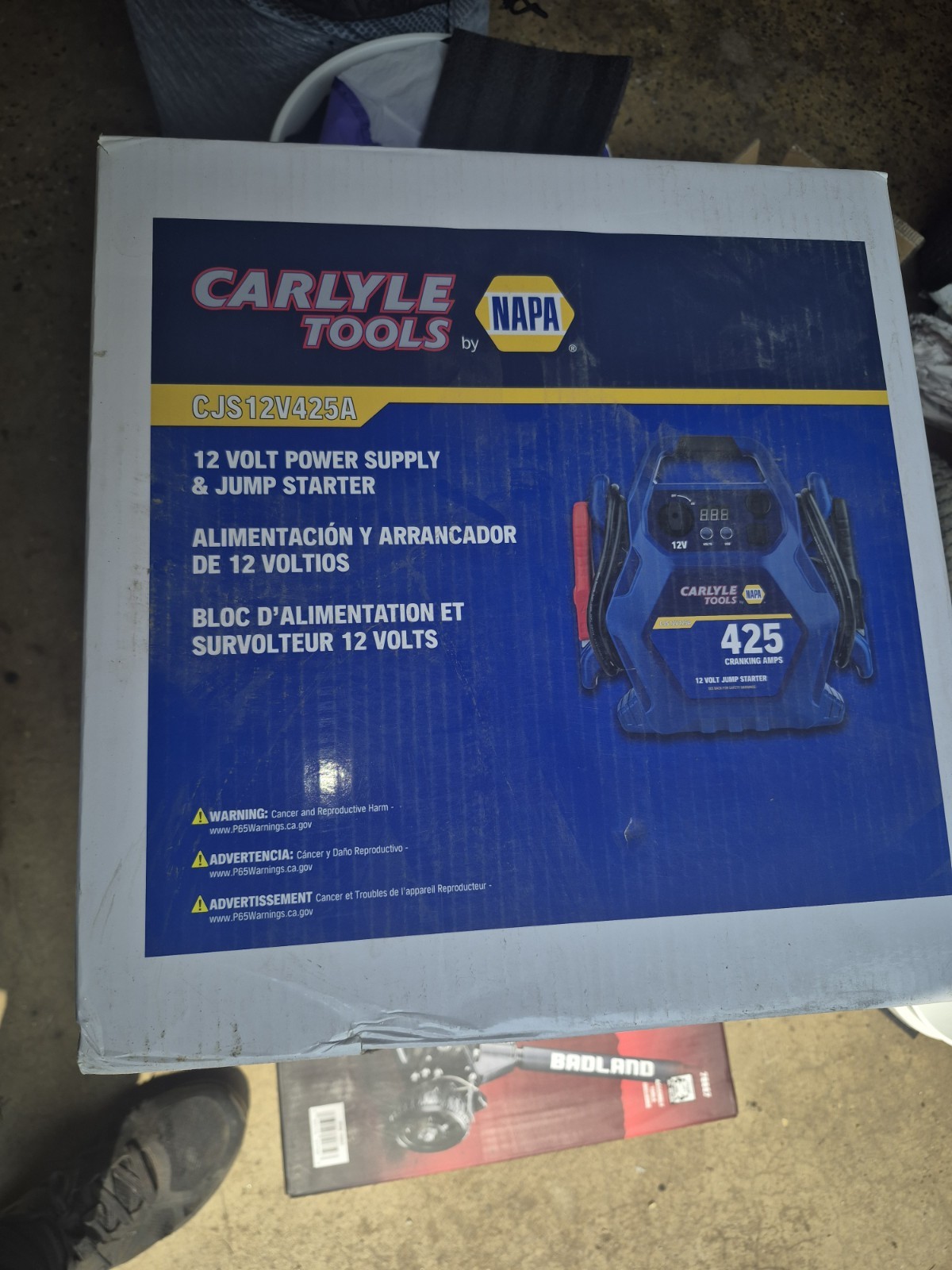 Carlyle Tools by Napa 12 Volt Power Supply and Jump Starter CJS12V425A