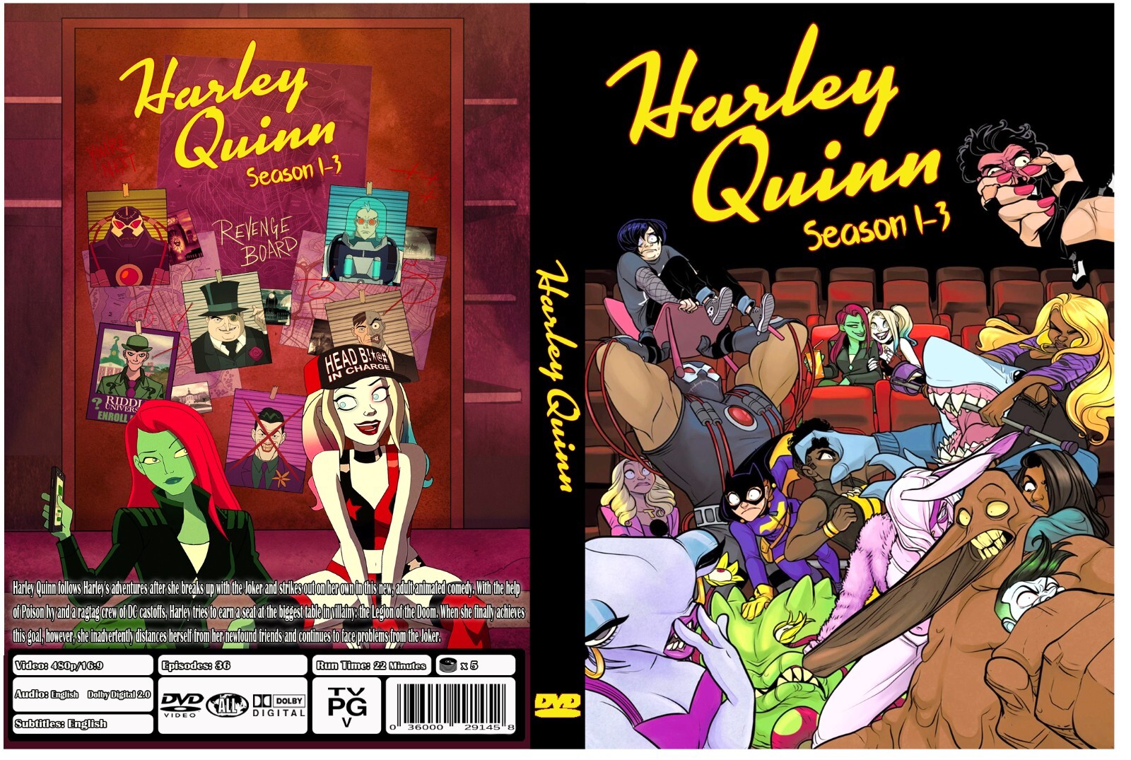 Harley Quinn Animated Series Season 1-3 Episodes 1-36 English Audio Harley Quinn Animated Series Season 1-3 Episodes 1-36 English Audio