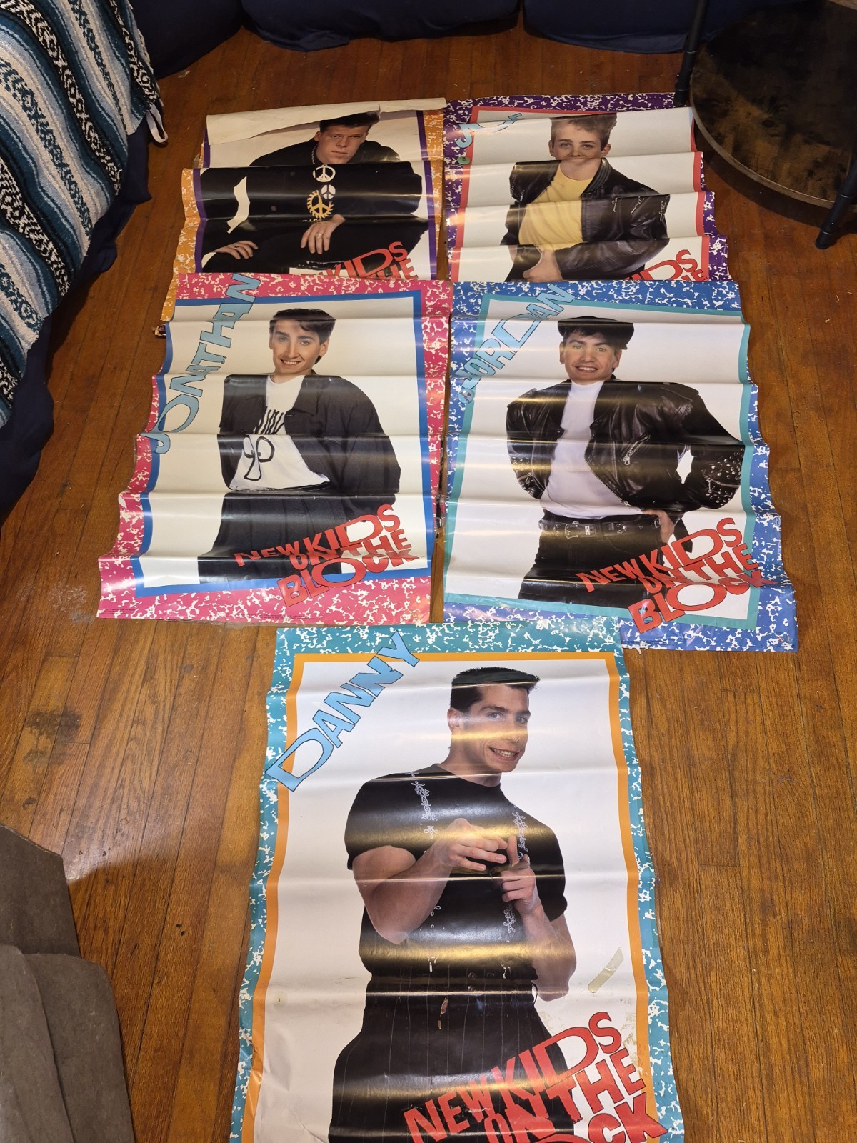 Vintage Collection 1989 NKOTB Pinup Posters Funky