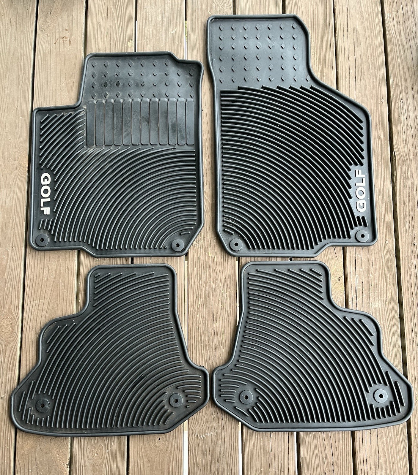 ✅ OEM 1999-2005 VW Mk4 Golf GTI Monster Mats Rubber Floor - FULL SET - LQQK ✅