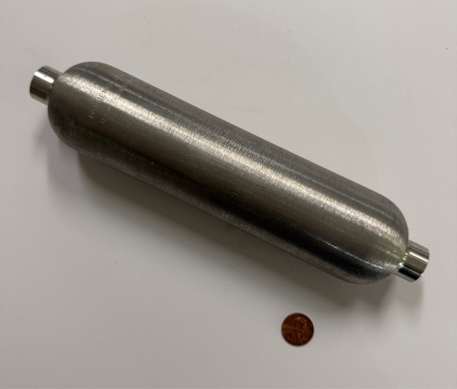 Swagelok 304L-HDF4-300-T Double Ended Sample Cylinder FNSP 300CC - 2 Swagelok 304L-HDF4-300-T Double Ended Sample Cylinder FNSP 300CC - 2