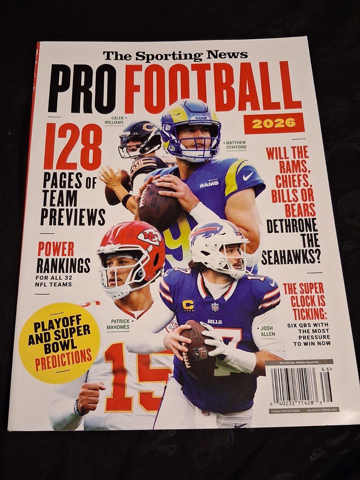 Pro Football 2026 by The Sporting News - 128 Pages of Team Previews -Predictions