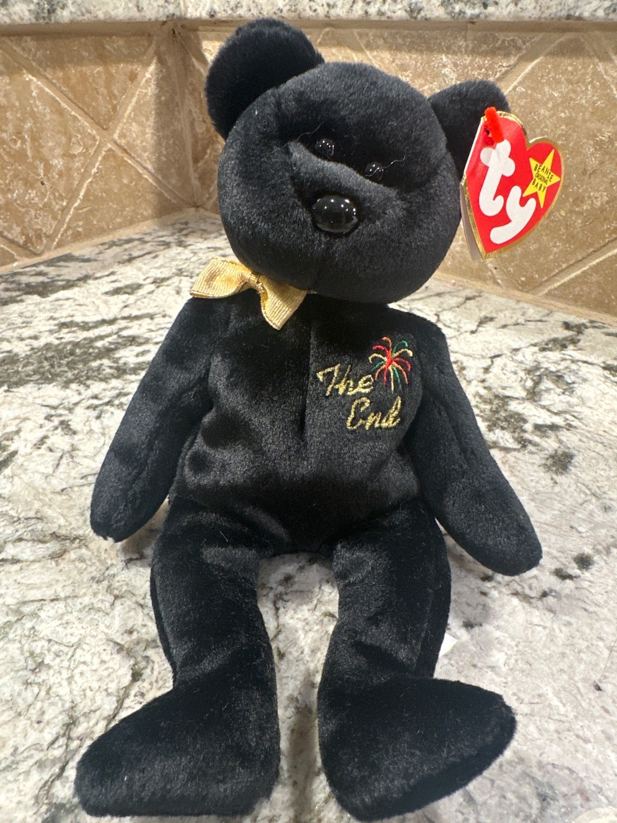 Ty Beanie Baby The End 1999 Y2k Millennium Teddy Bear SG_B00002CFB8_US