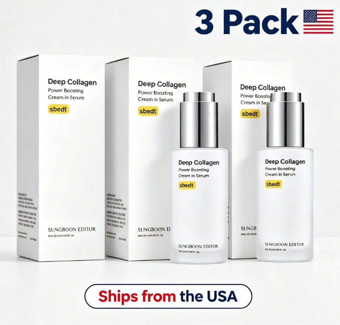 3pc SUNGBOON EDITOR Deep Collagen Power Boosting Serum Cream Korean Skincare 3pc SUNGBOON EDITOR Deep Collagen Power Boosting Serum Cream Korean Skincare