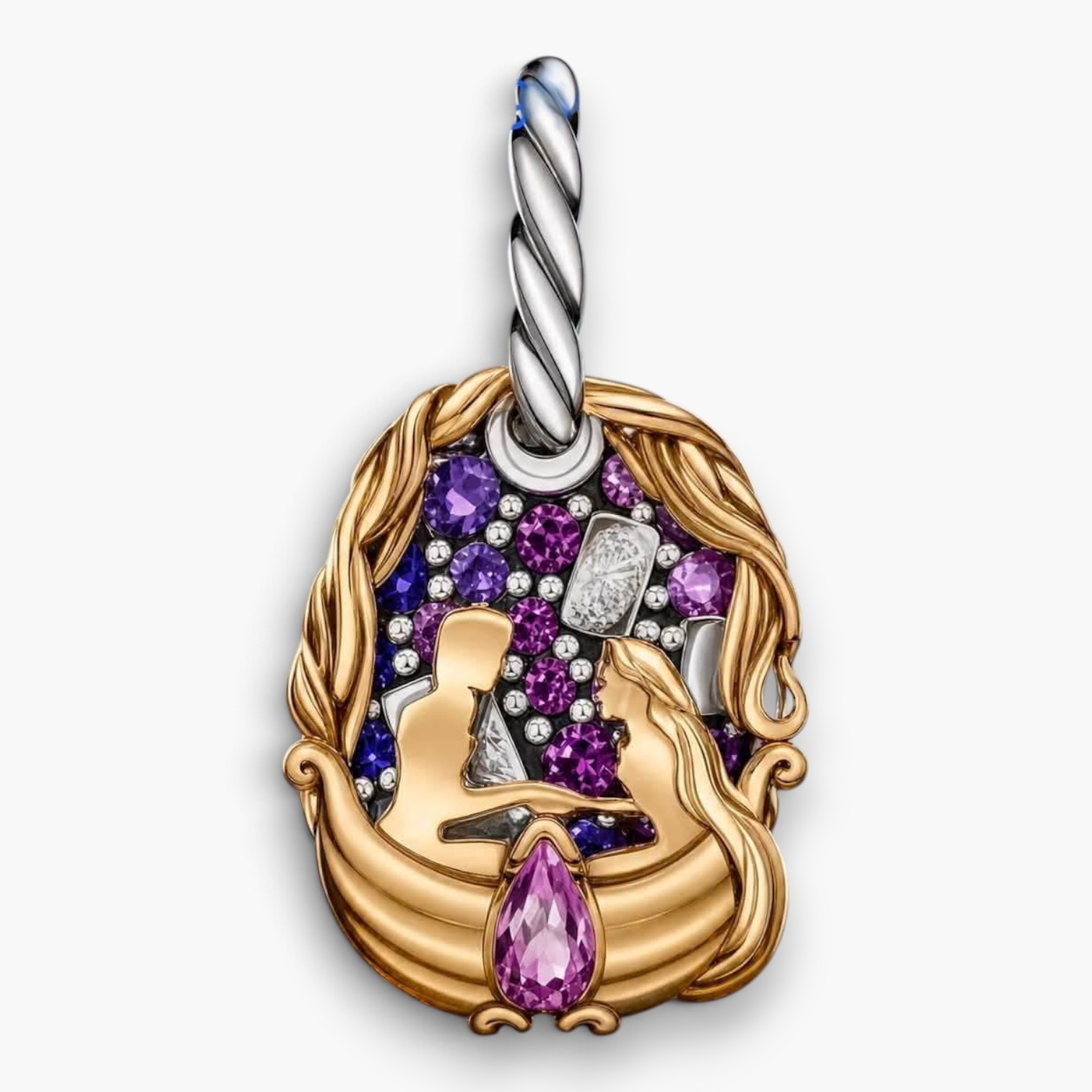Disneyland Paris exclusive - Pandora Charm - TANGLED RAPUNZEL - NO IMPORT FEES Disneyland Paris exclusive - Pandora Charm - TANGLED RAPUNZEL - NO IMPORT FEES