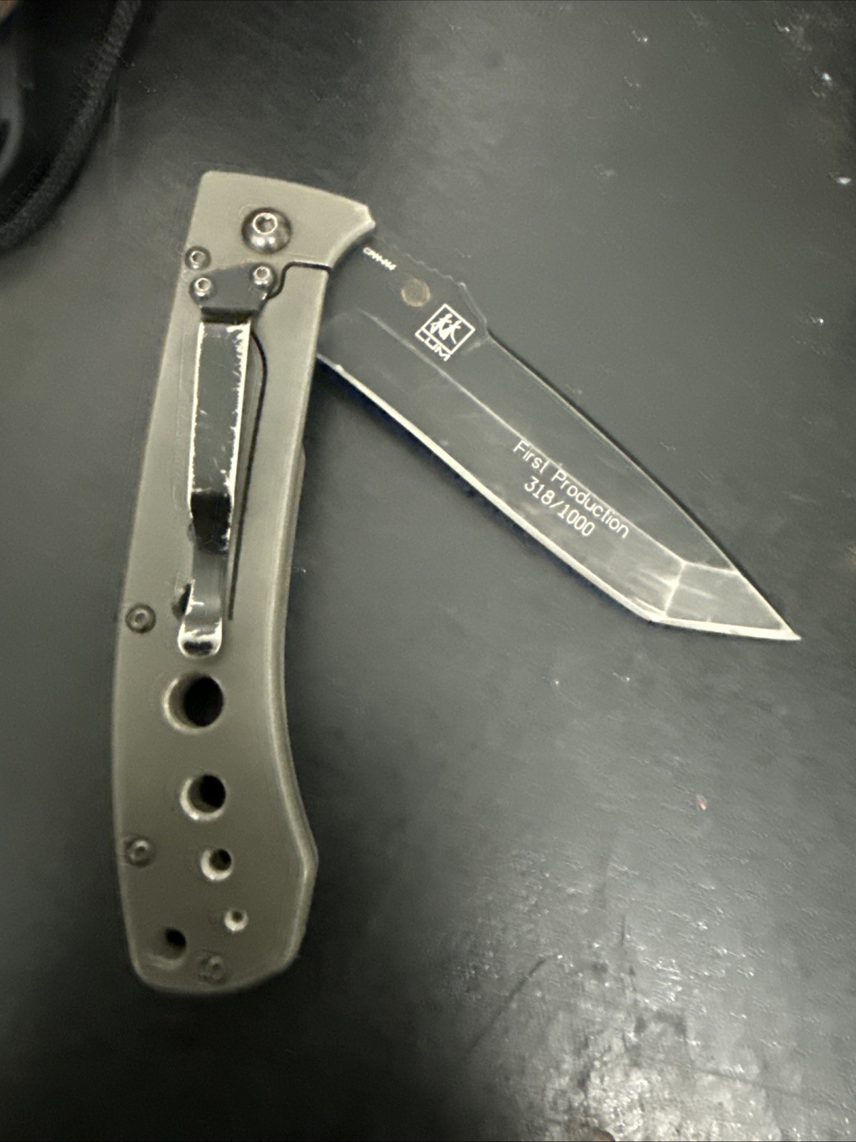 Benchmade 760BK LFTi Lum Titanium Tanto CPM-M4 First Production Run #318/1000