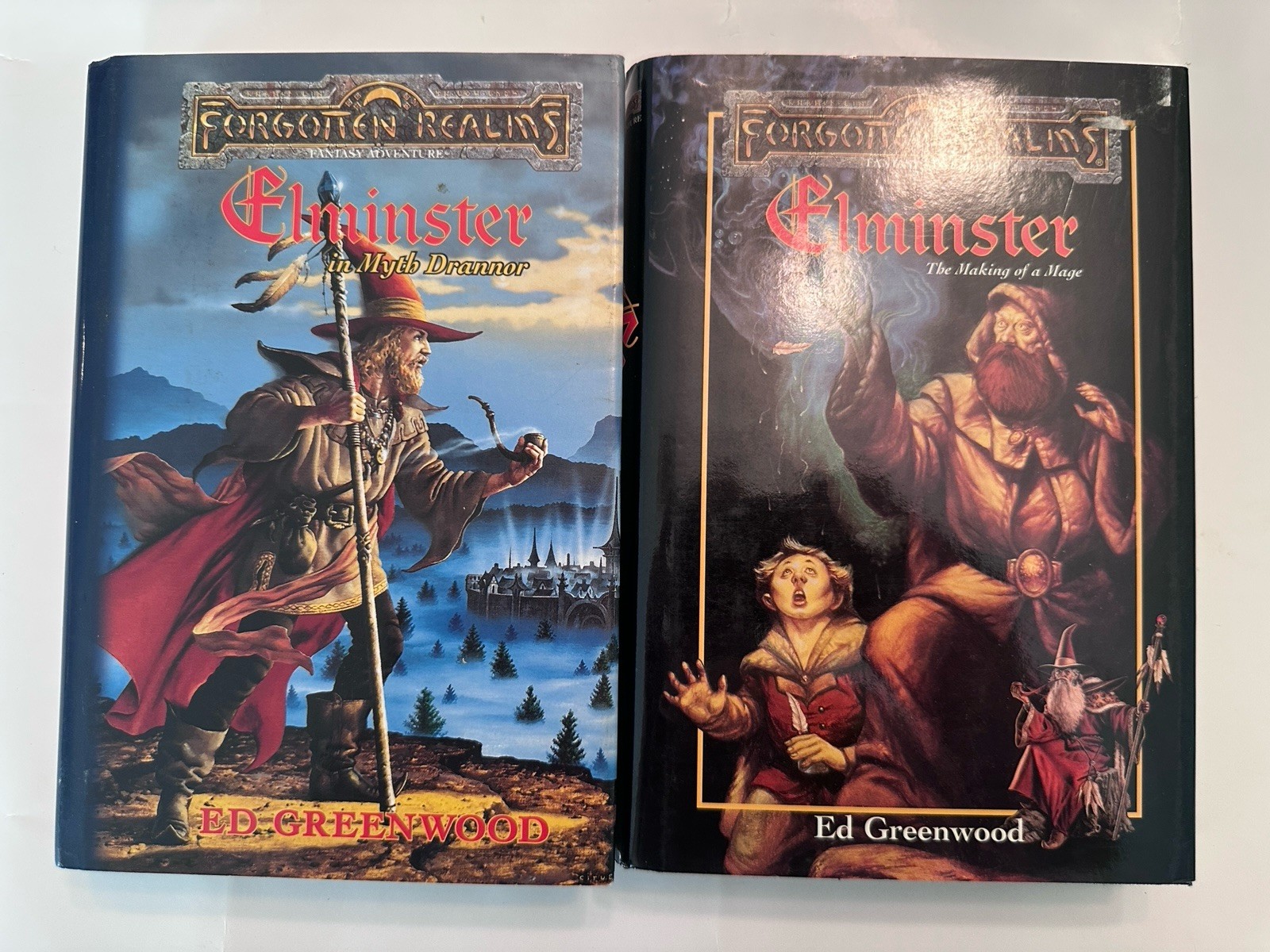 Elminster The Making of a Mage & Myth Drannor by Ed Greenwood 1994 Hardcover Lot