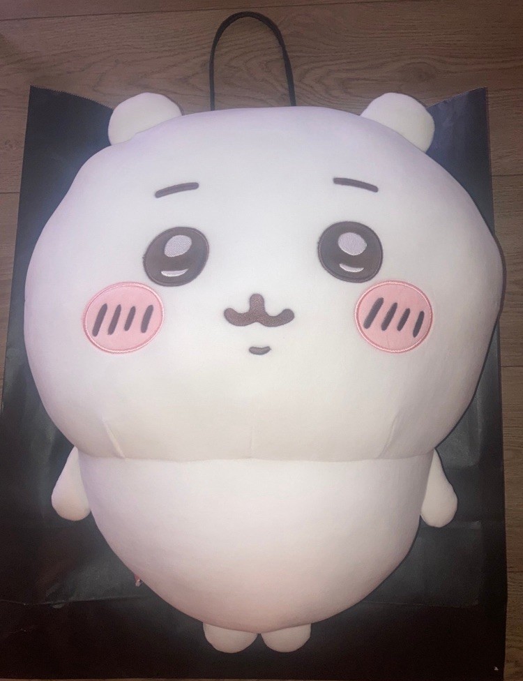 Chiikawa x MINISO Large Plush Toy 48cm China Limited Edition Stuffed Animal Chiikawa x MINISO Large Plush Toy 48cm China Limited Edition Stuffed Animal