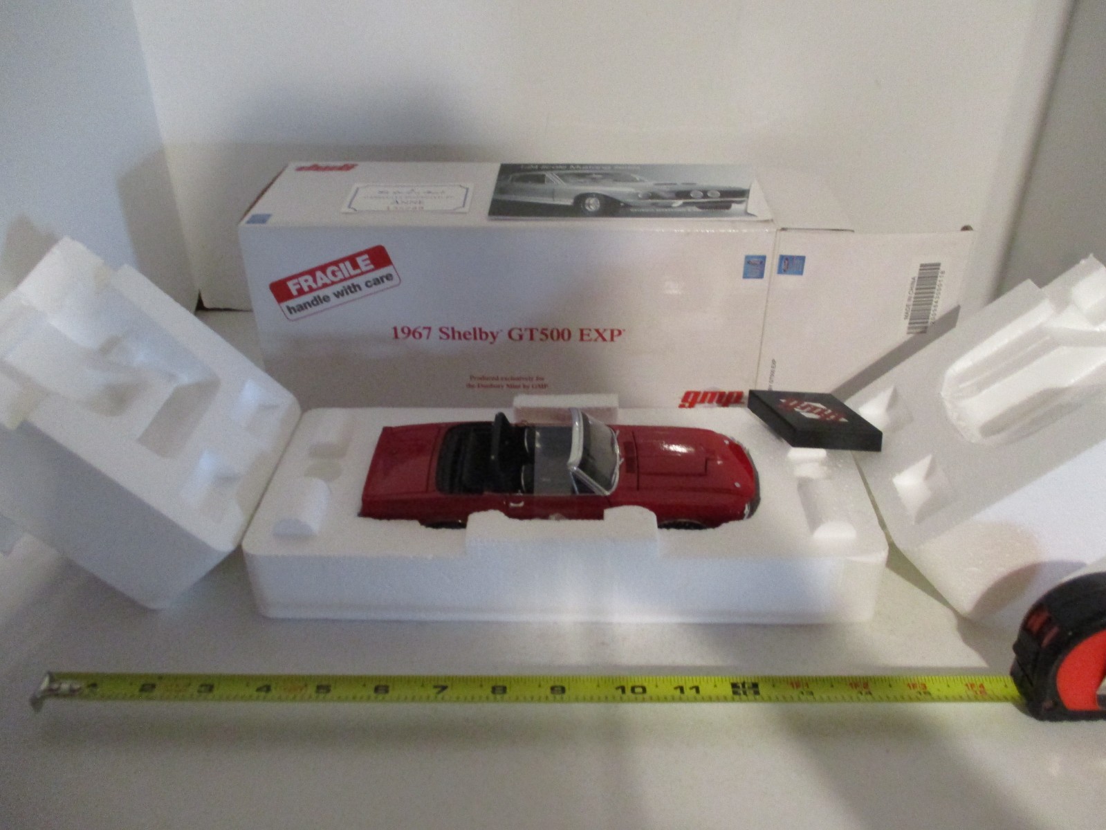 GMP Danbury Mint 1967 Ford Shelby GT500 EXP Red 1:24 Scale MIB