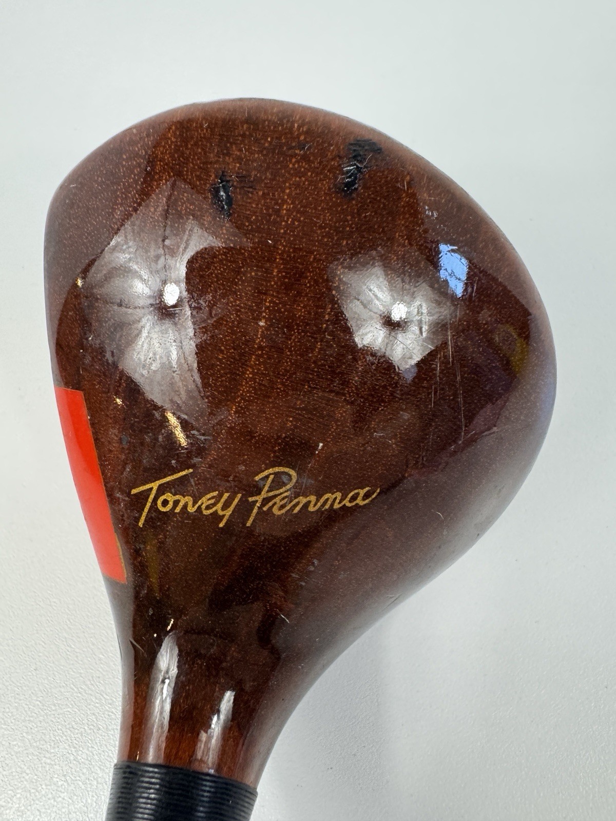 Tony Penna Model 2 TP2 Persimmon 1 Driver Wood RH Vintage Golf Club 43”
