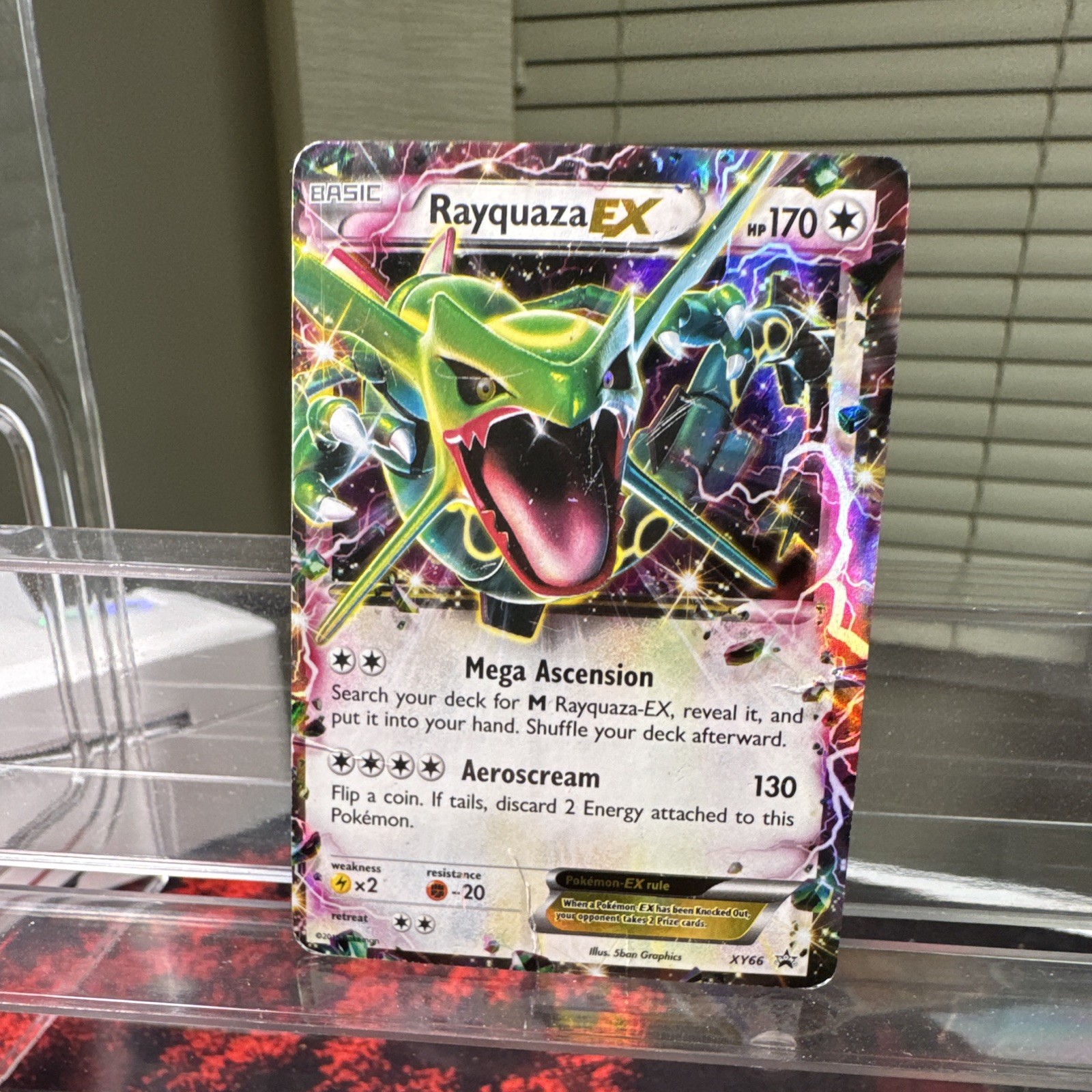 Rayquaza-EX XY66 - Pokémon TCG XY Holo Promo EX Dragon HP 170