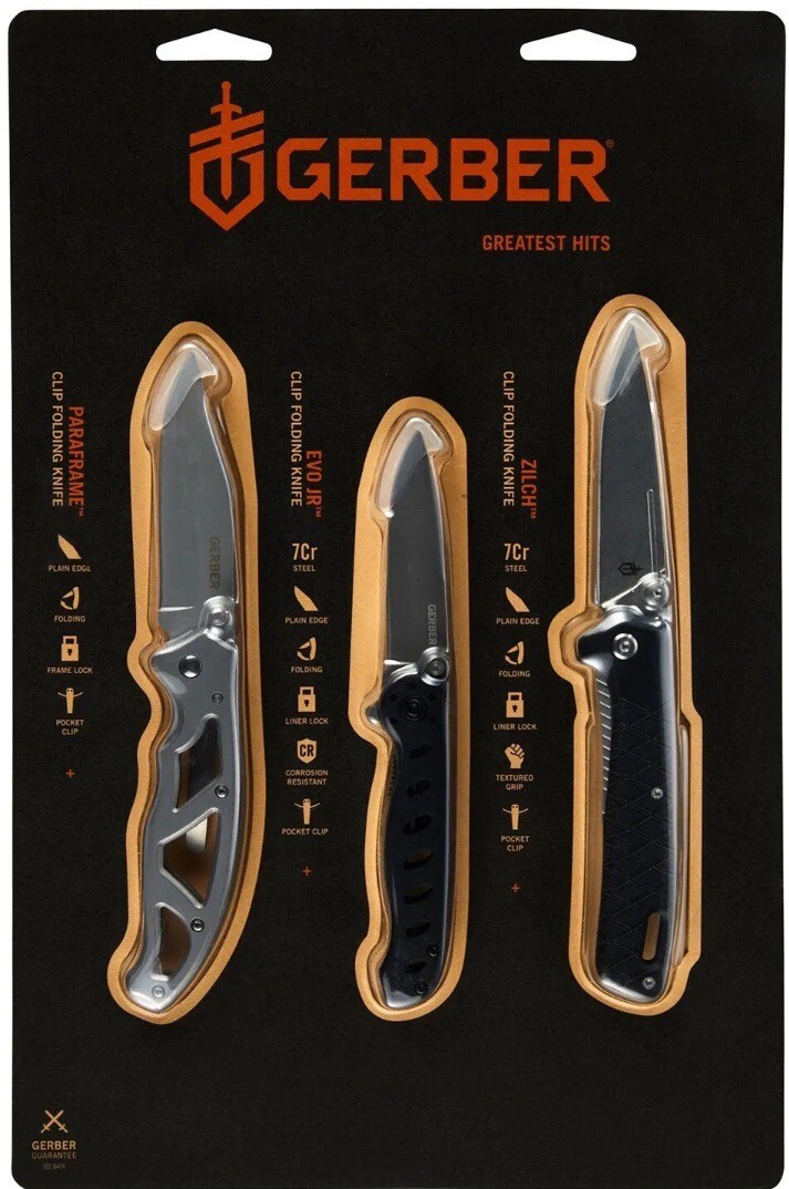 Gerber 3-Piece Folding Knife Set 