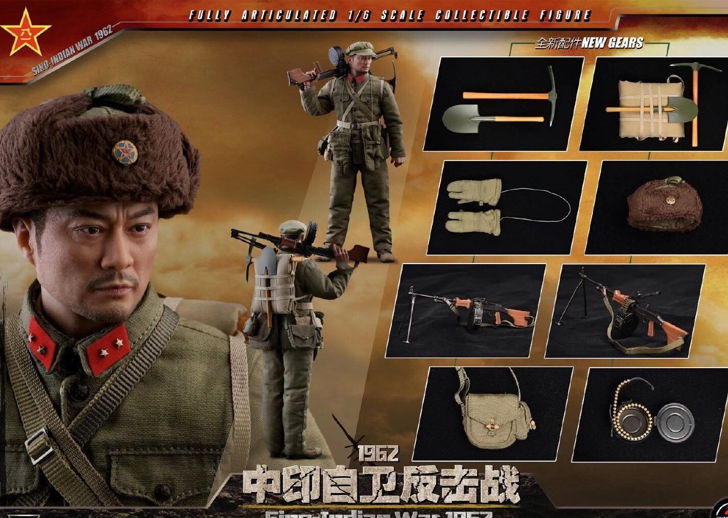 IN STOCK SoldierStory SS121 1962 Sino-Indian Self-Defense Counterattack War 1/6