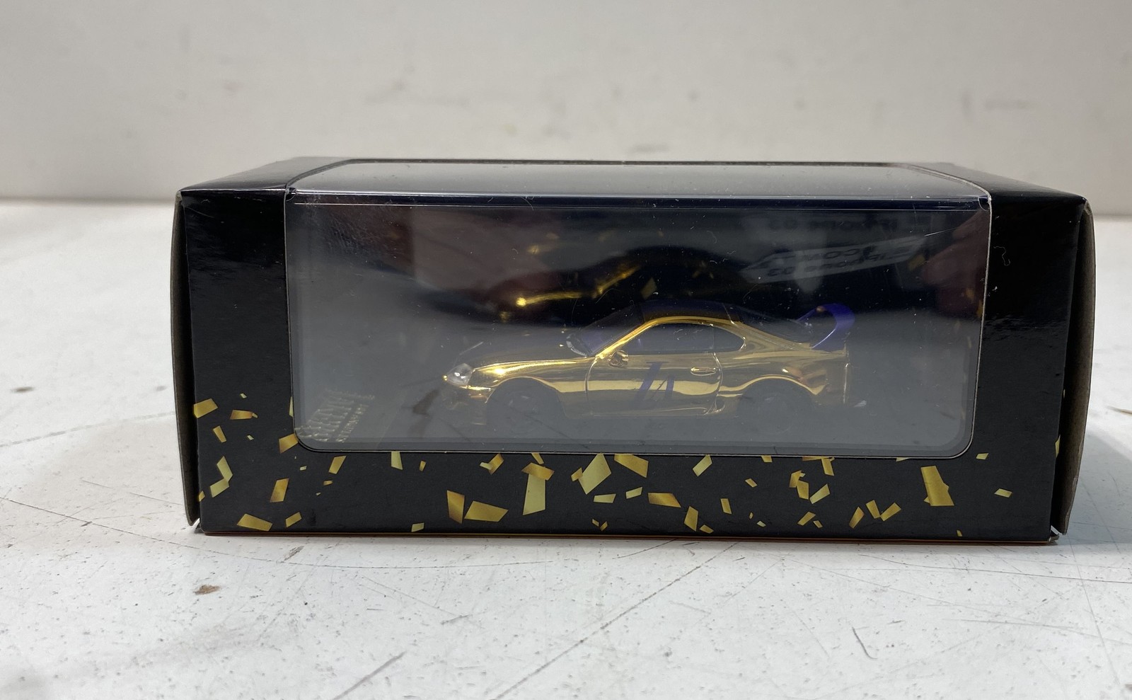 GreenLight Toyota Supra Gold Lakers 50th Anniversary Limited Edition 1:64 New