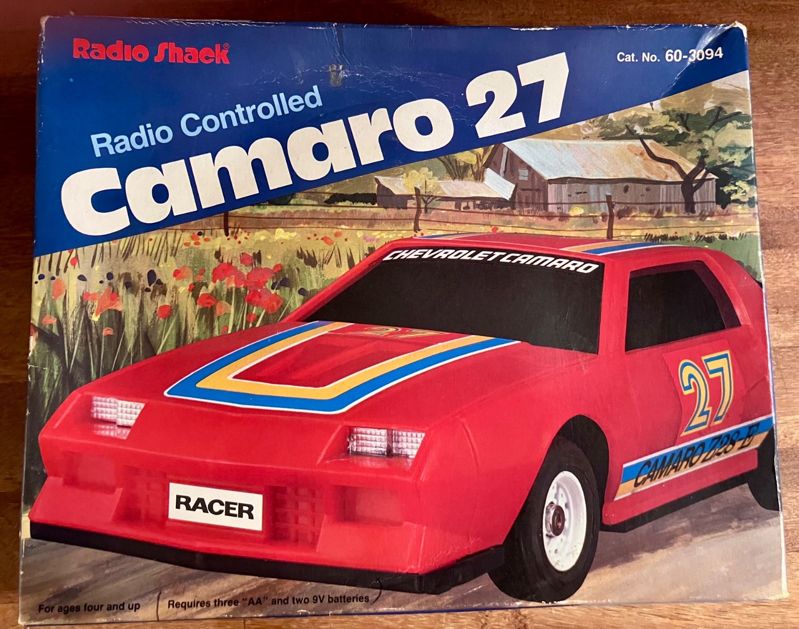 1984 Vintage Radio Shack 27 1982 Chevy Camaro Z28-E RC Car