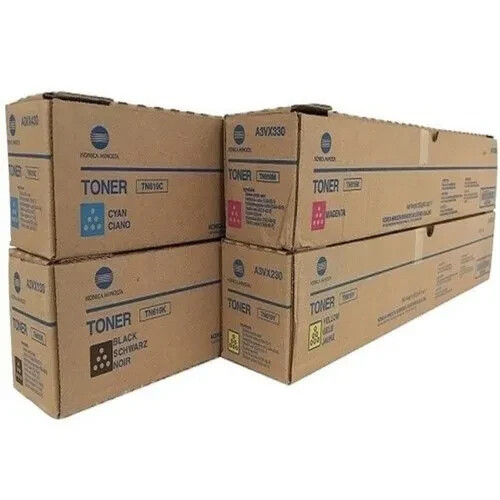 TN-619 Konica Minolta GENUINE Toner Set CMYK TN619 C1060 C1070 C2070 Set .