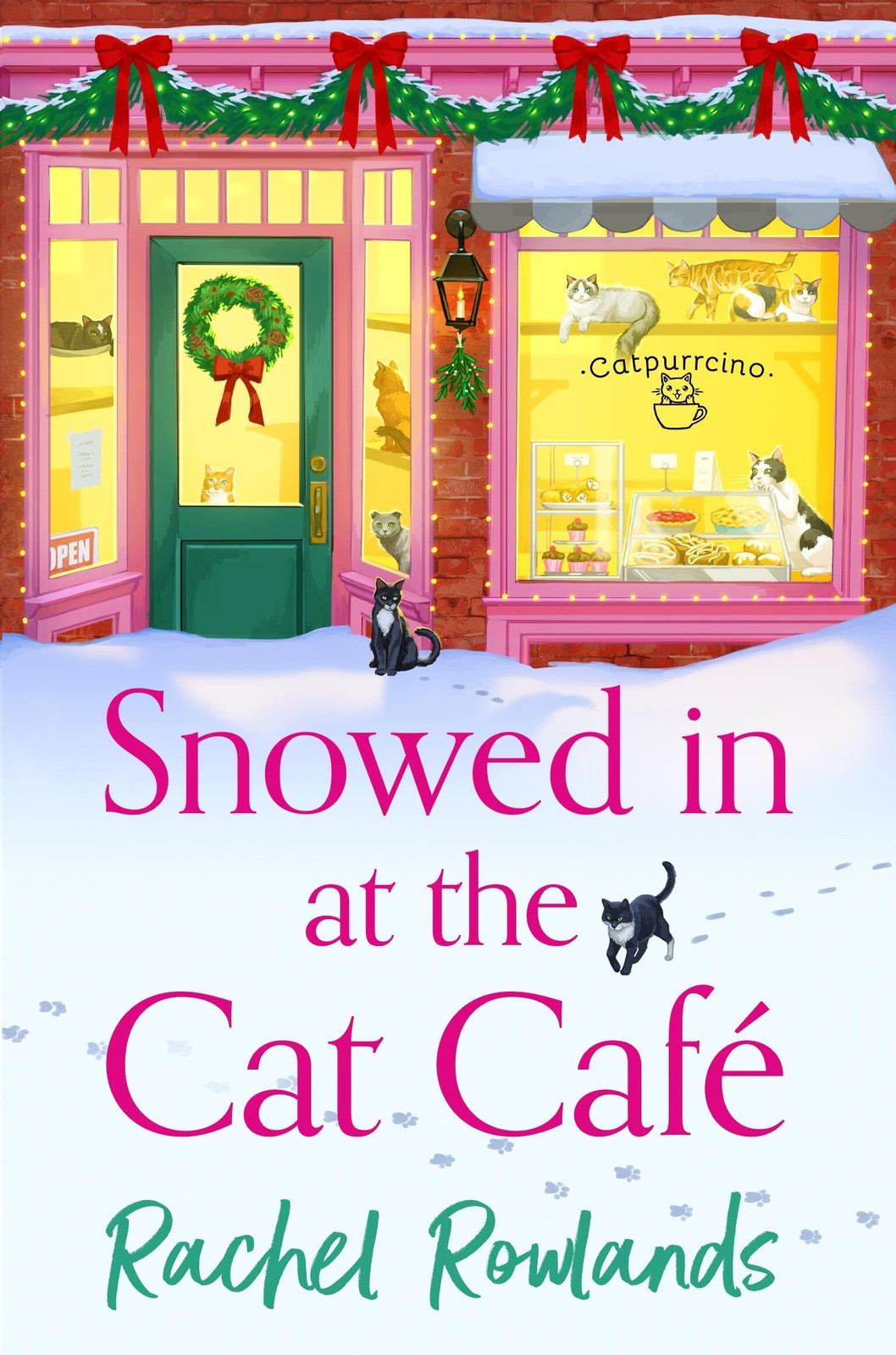 Snowed In at the Cat Cafe By Rowlands, Rachel Rachel Rowlands,