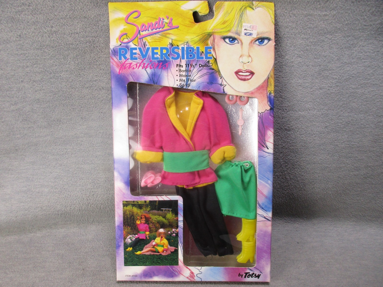 Vintage Sandi\'s Reversible Fashions by Totsy Doll Clothing