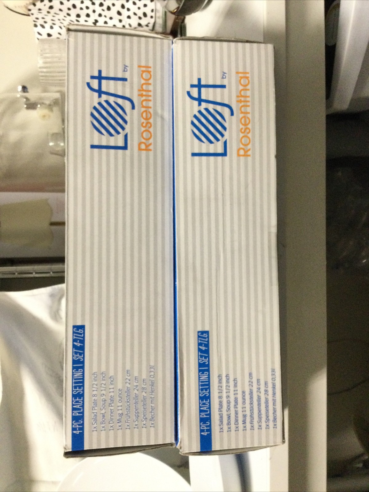 Loft By Rosenthal 4 Pc Setting. 2 Full 4 Pc Setting As A Package Loft By Rosenthal 4 Pc Setting. 2 Full 4 Pc Setting As A Package