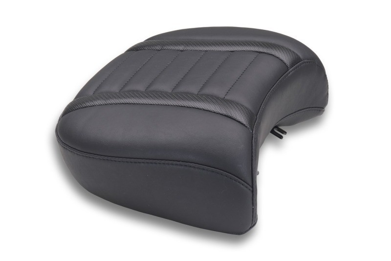 Mustang Deluxe Touring Wide Passenger Seat Black Harley FLT/FLH 23-25 88420