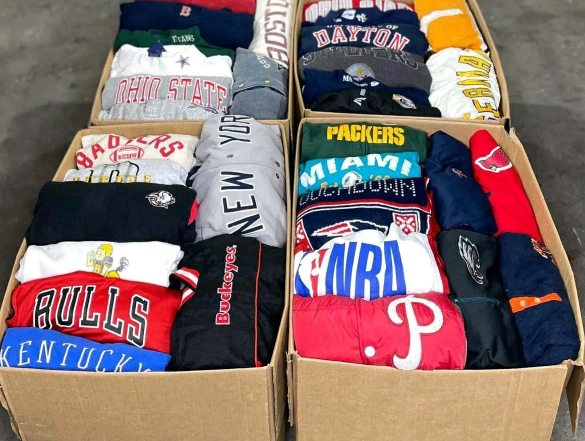Wholesale Lot Of 100Pcs mixed Men Clothes Reseller Consignment Size S-3X
