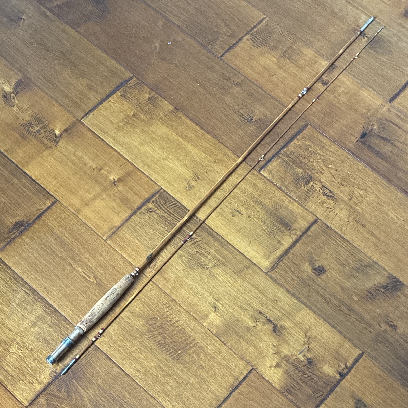 Premier Vintage Bamboo Fly Fishing Rod, 2-Piece Shaft/Blank, Trout 8’ Premier Vintage Bamboo Fly Fishing Rod, 2-Piece Shaft/Blank, Trout 8’