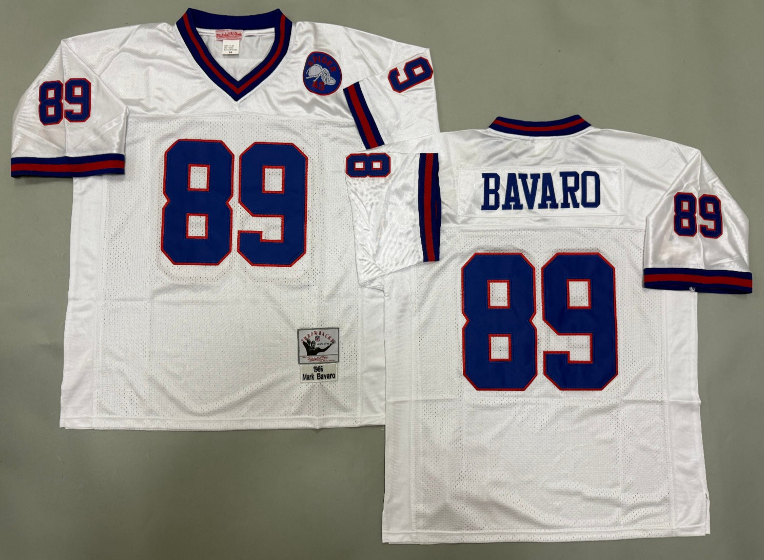 Vintage Mark Bavaro #89 Giants Throwback Stitched Jersey