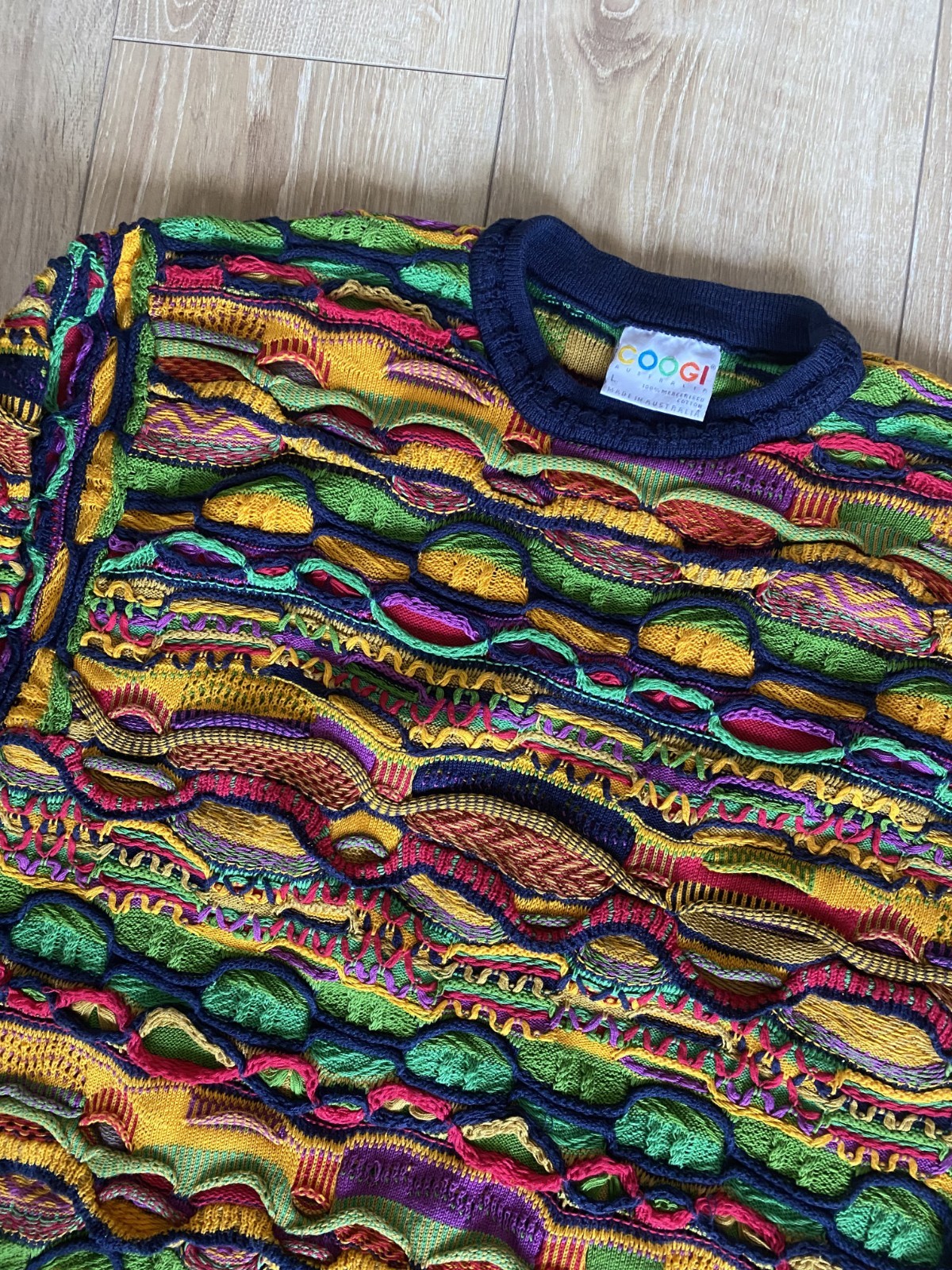 COOGI sweater 3D knit Size L Cotton