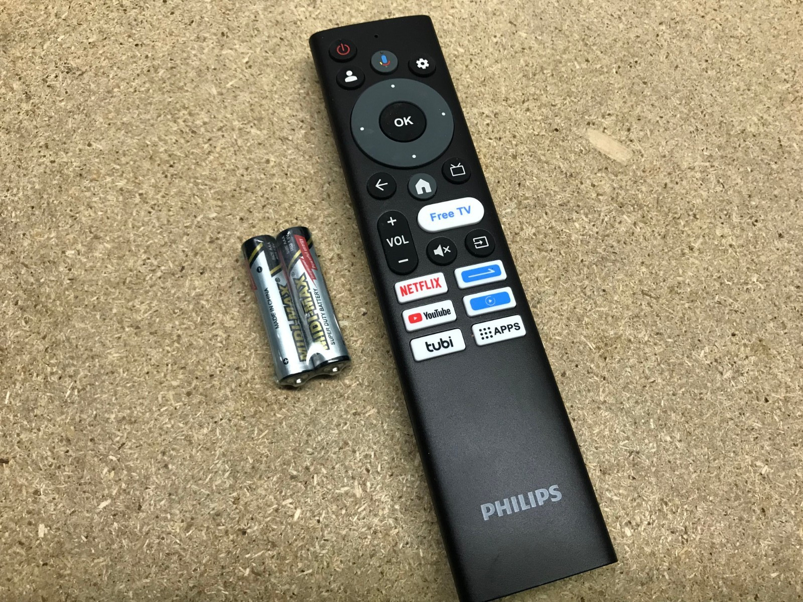 Philips 60PQL7456/F7 HS-8AD  OEM Remote w Batteries 75PQL7456/F7 / 100PQL7556/F7